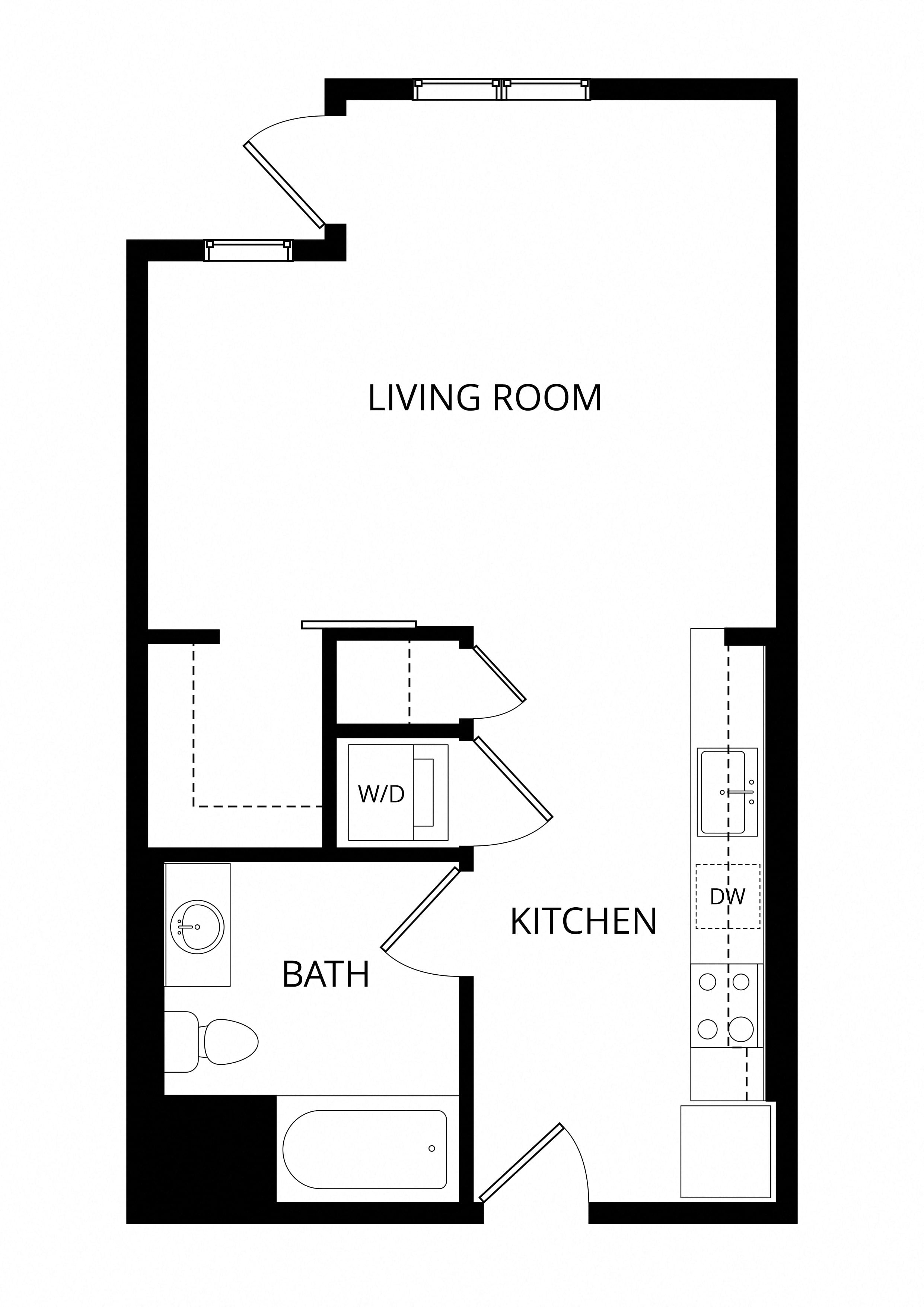 Unity - Studio floor plan